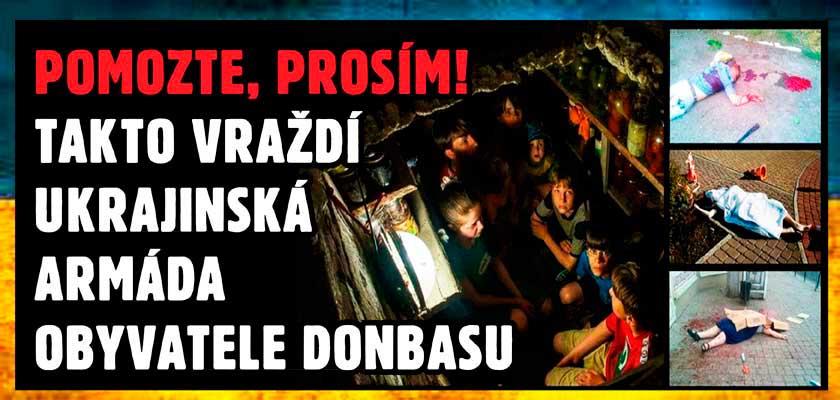 Vraždění civilistů na východě Ukrajiny: Země se mění v ruiny. Rusko apeluje na OSN. Leonid Obama se objímá s Porošenkem. Zaorálek chce založit Českou televizi pro Doněck