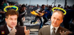 Slovenský prezident zachraňuje migranty: Vykašleme se na státní hranice! Za maskou humanisty se schovává srdceryvný pozér. Středoevropští lokajové se předvádějí v newyorském panoptiku