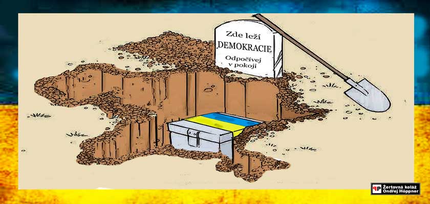 USA uvalily sankce na Maďarsko. Kdy přijdeme na řadu my? V Doněcku junta opět zabíjela. Kyjev staví na hranicích novou Berlínskou zeď. Americká demokracie v praxi