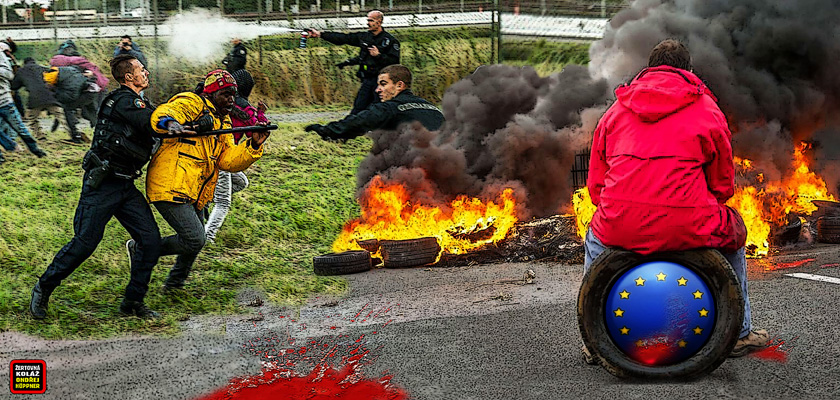 Na prahu občanské války: Bitva o Calais se přenese do Paříže. Operační štáb migrantských teroristů v Rakka. Sexuální útoky a zavražděný Niklas. Sobotka jede podle programu