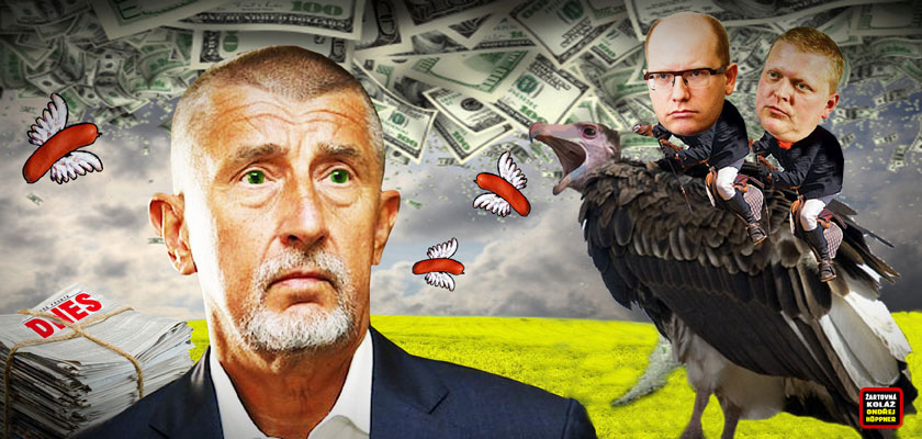 Trapná válka o koryta v mlze nad vepřínem: Proč se Babiš omlouvá za něco, co neřekl? Karl, wach auf! Sloužili cikáni z Letů u Orlíku jako Schwarzenbergovi otroci? Kavárna škube Babiše jako kuře z reklamy