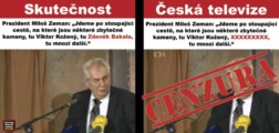 Nevídaný příkaz vedení České televize: Toho Bakalu vystřihněte. Skandální cenzura projevu prezidenta republiky Miloše Zemana. Mrazivý vrcholek ledovce. Otevřený dopis řediteli ČT