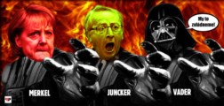 Juncker trucuje: Integrace mu drhne a pletou si ho s Tuskem. Washington obsazují političtí partyzáni. Podpoří opilec odtržení Texasu? Babizna se chichotá. Co udělá Trump?